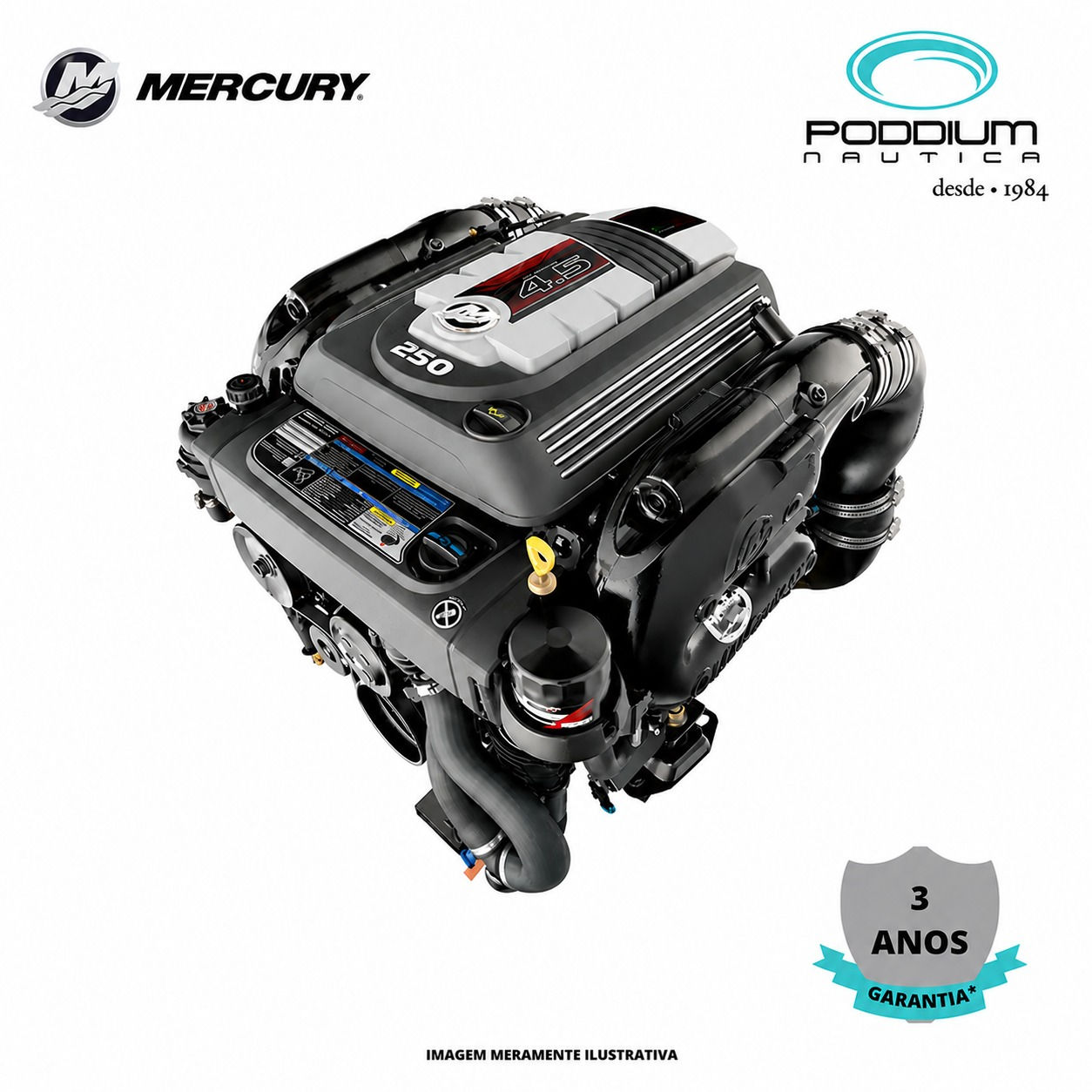 Motor Mercruiser 4.5L 250 Alpha