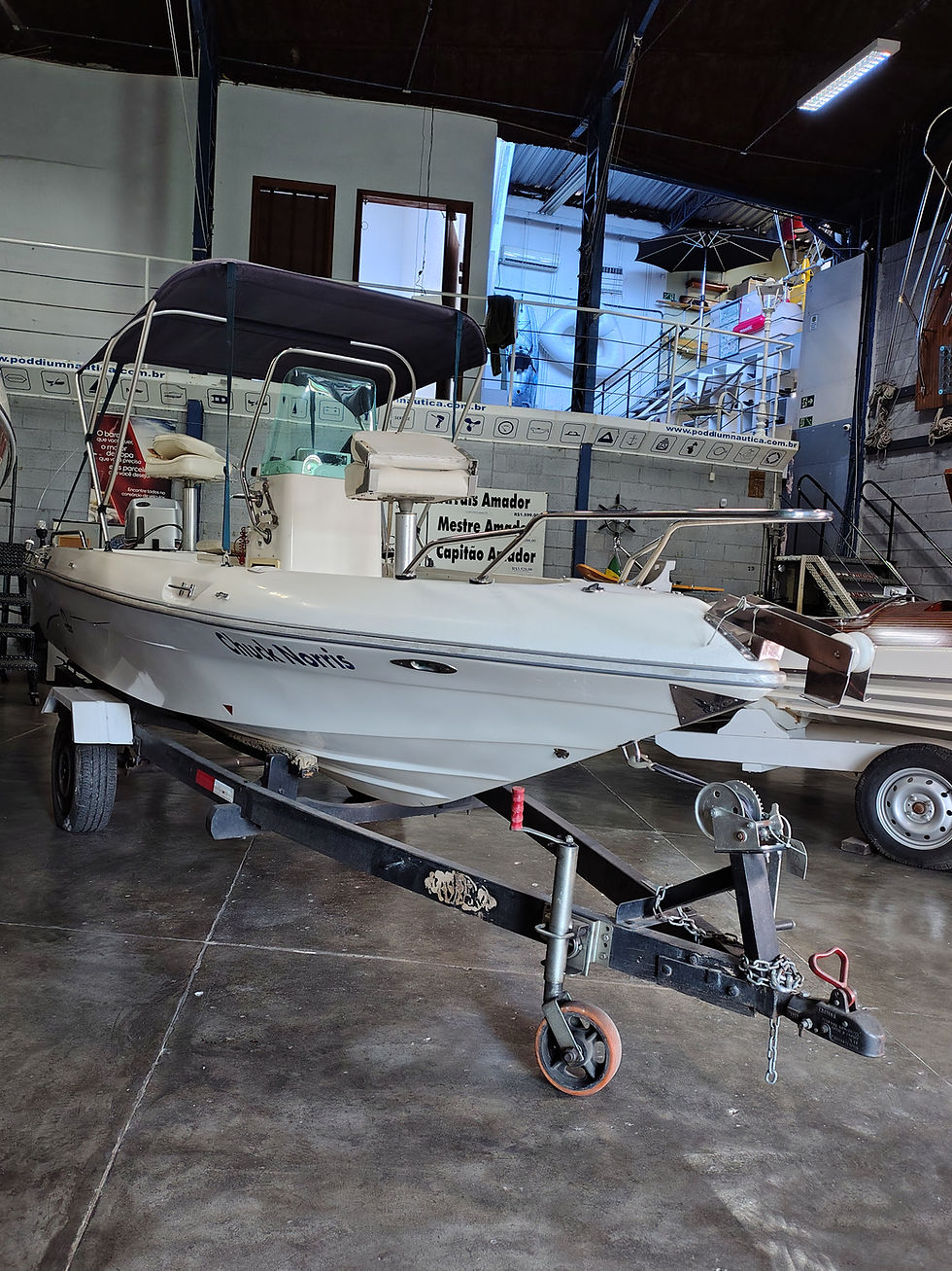 Miniatura: Lancha Lorena Fisher 16, Com Motor Mercury 50 HP