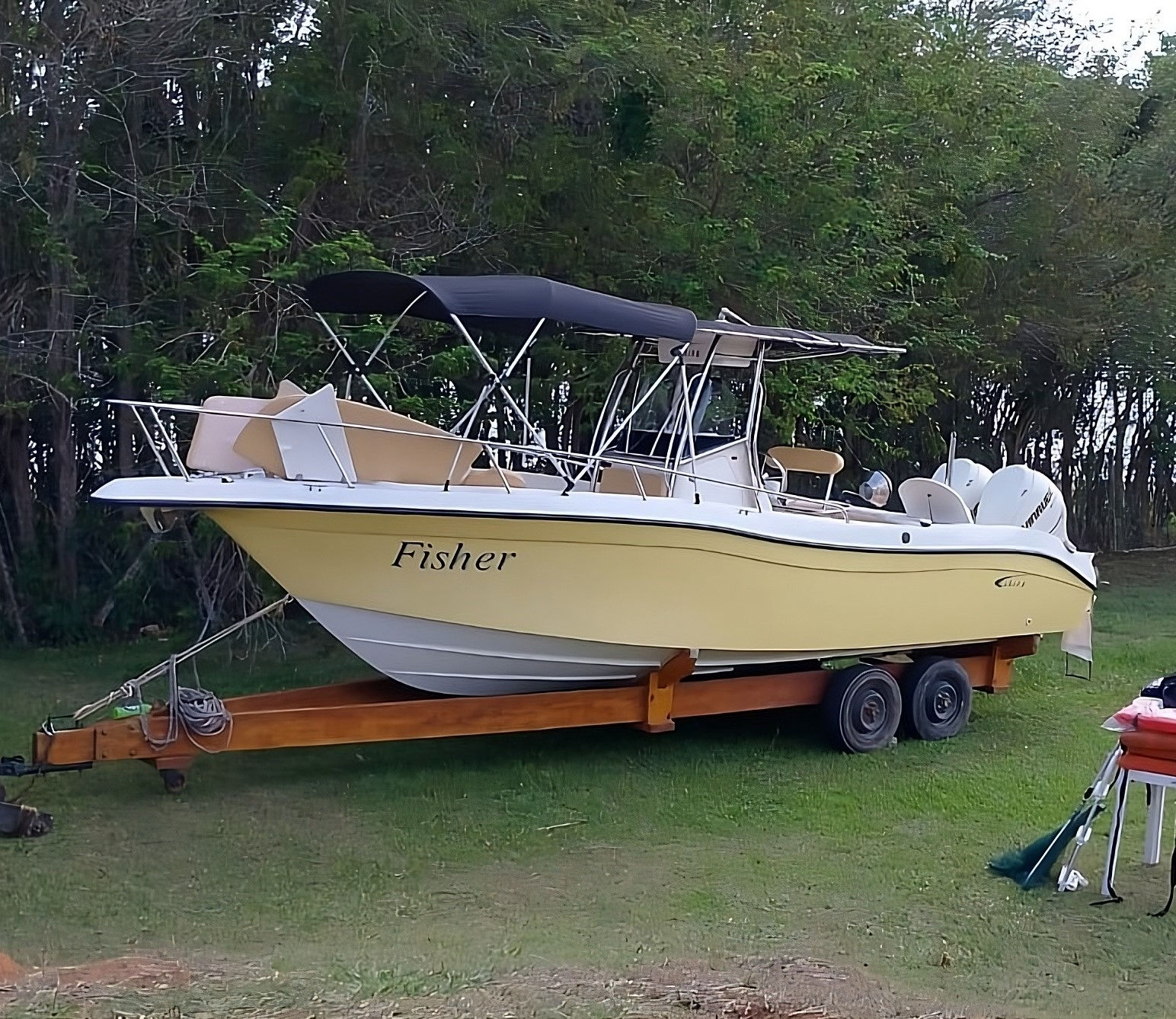 Lancha Fishing 265 Parelha Evinrude 300hp