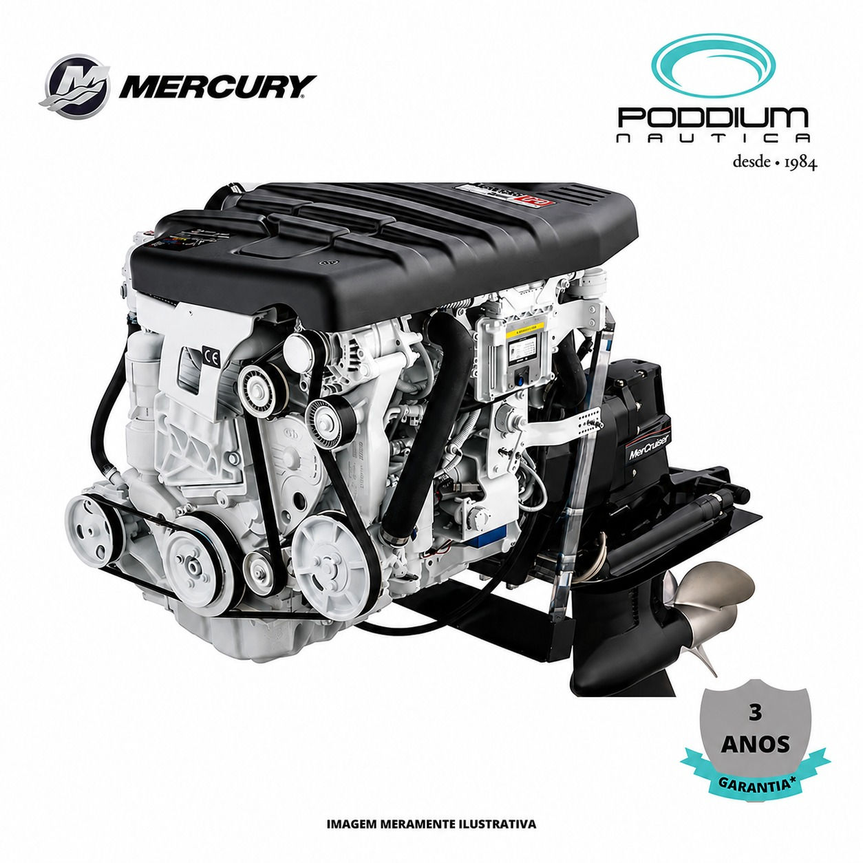 Motor Mercruiser QSD 150 Alpha