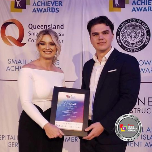 Founder Max Gow recognized as a finalist in the 2023 7News Young Achiever Small Business category