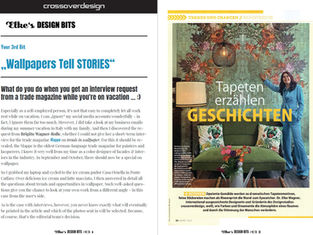 Elke's DESIGN BITS #03 Wallpapers Tell STORIES