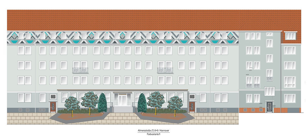 Fassade (Farbentwurf 1)