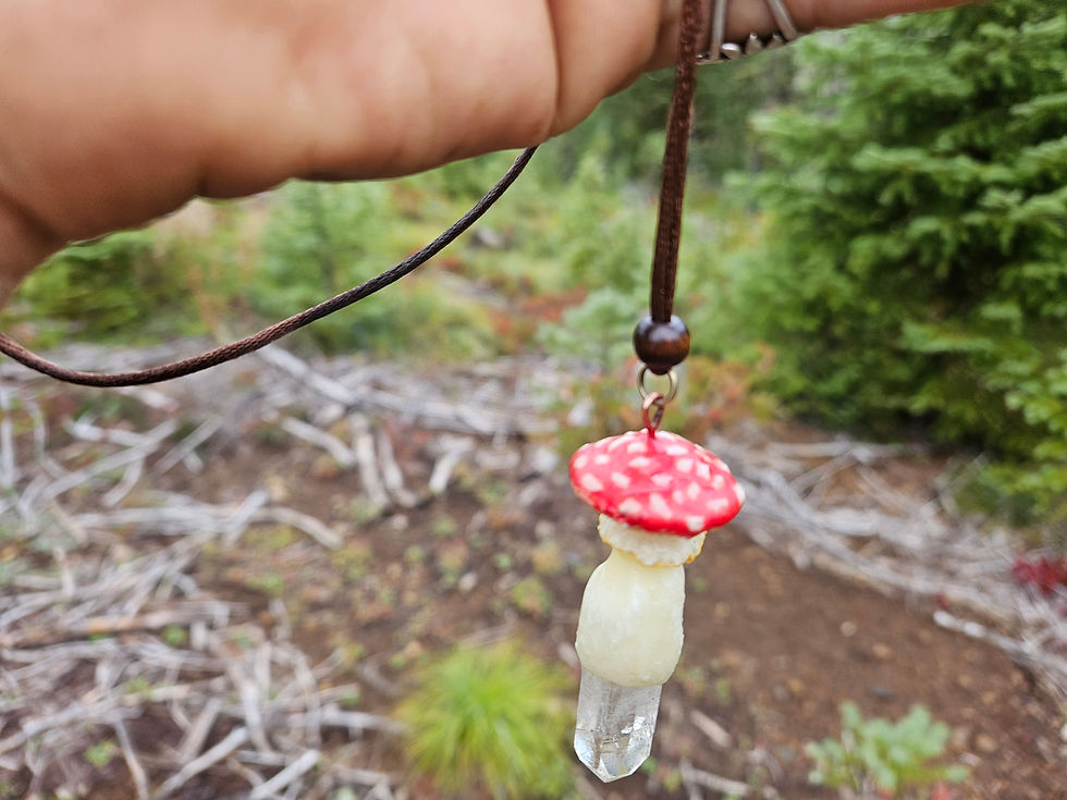 Thumbnail: Amanita Muscaria Necklace