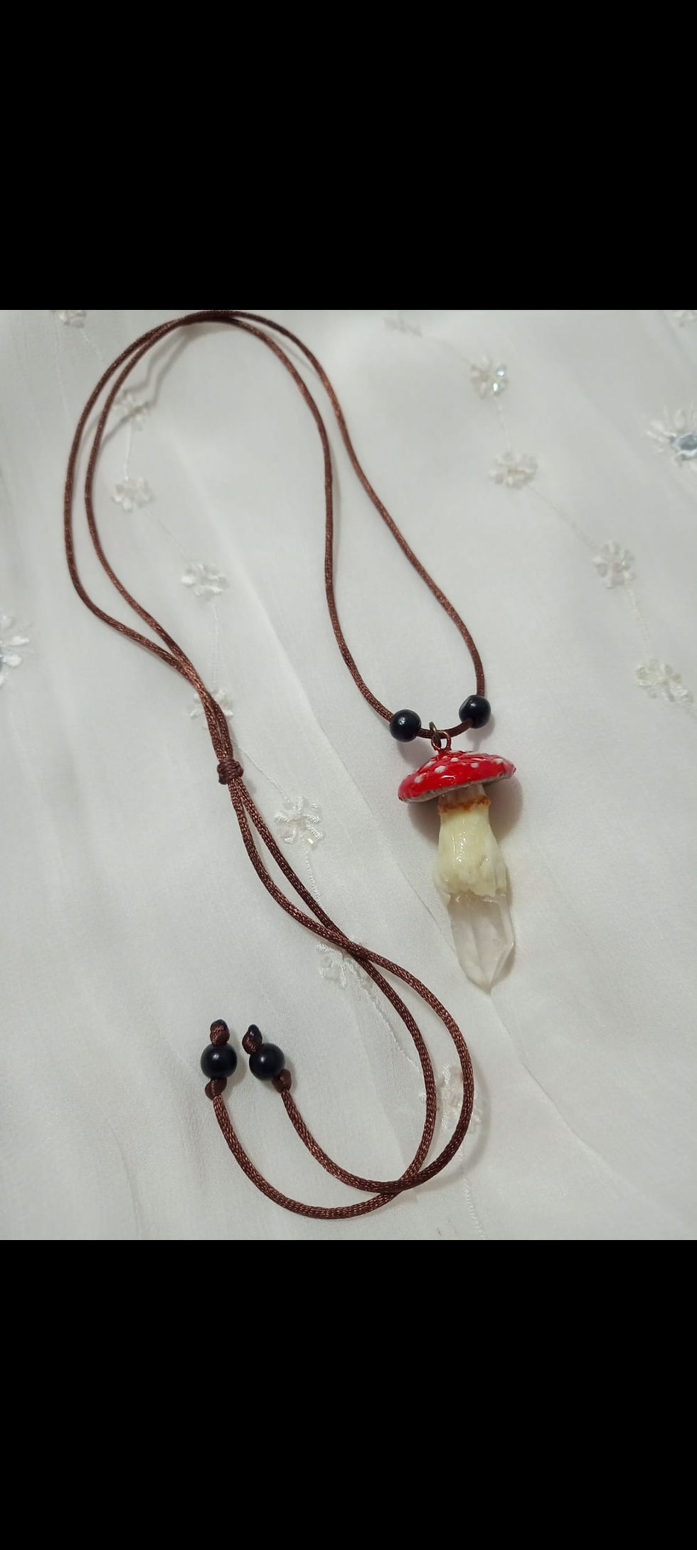Thumbnail: Amanita Muscaria Necklace