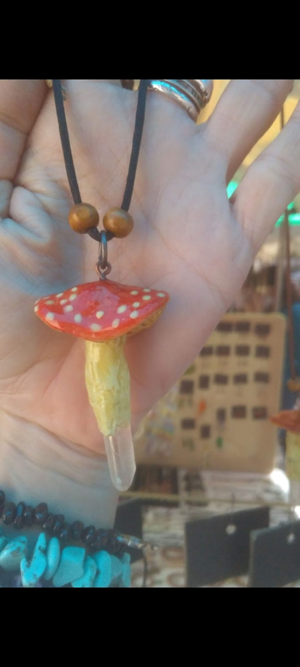 Thumbnail: Amanita Muscaria Necklace
