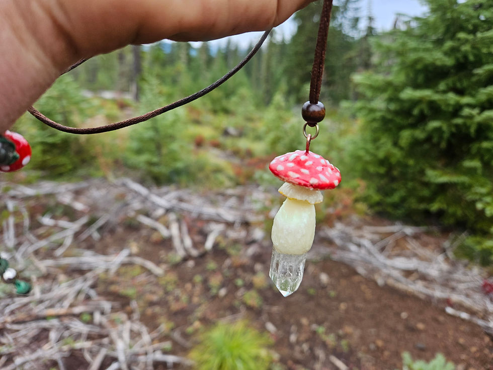 Thumbnail: Amanita Muscaria Necklace