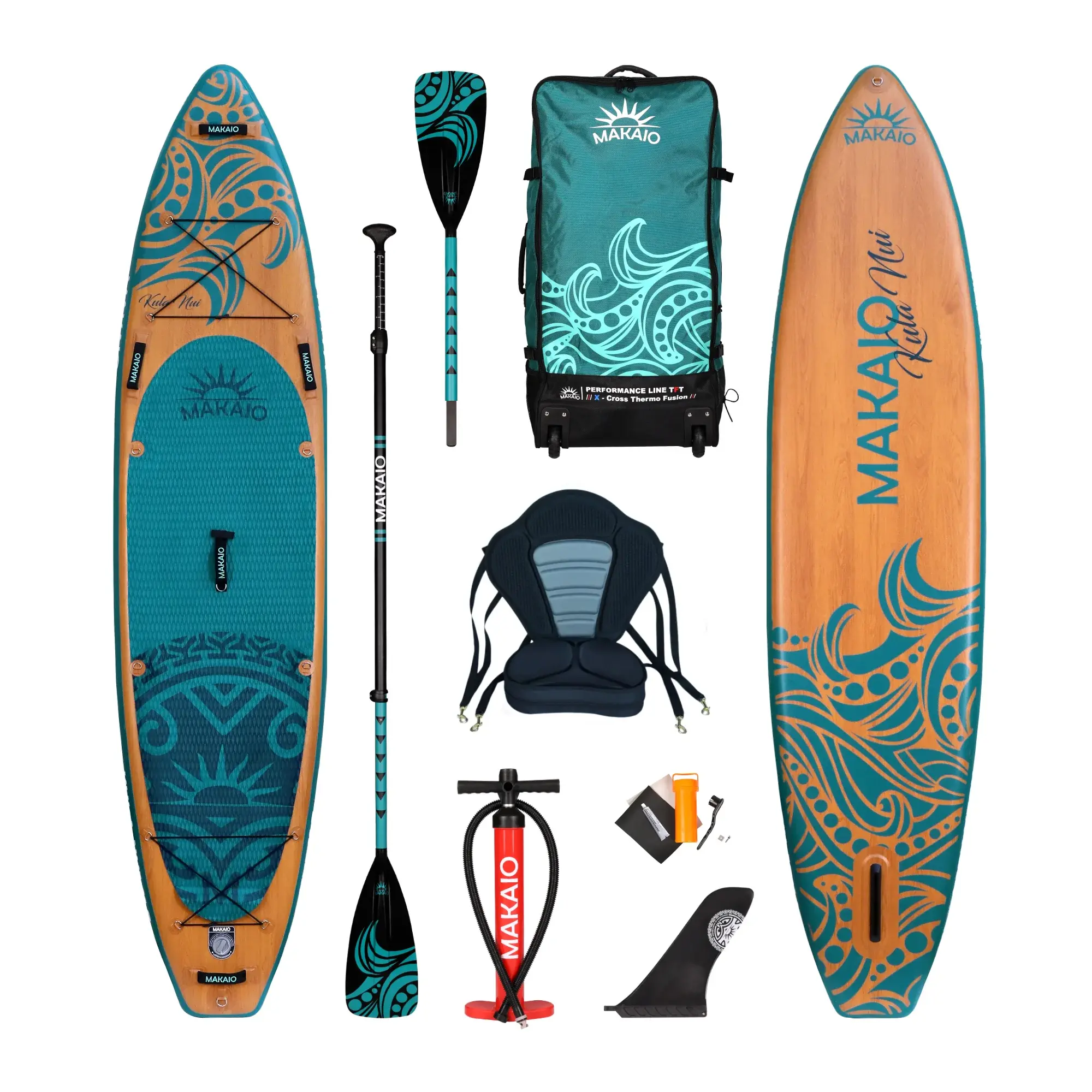 Makaio KULA-NUI 11.6 V5 Ultra Light SUP Board Kajak Set