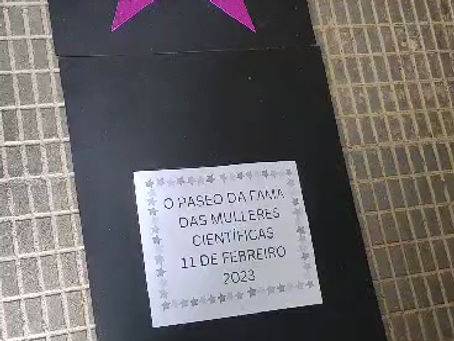 PASEO DA FAMA DAS MULLERES CIENTÍFICAS