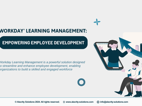 Workday Learning Management: Empowering Employee Development