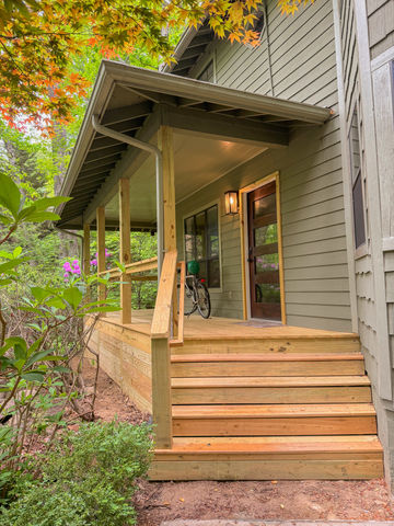 pressure treated wood stairs built by Pegram Builders