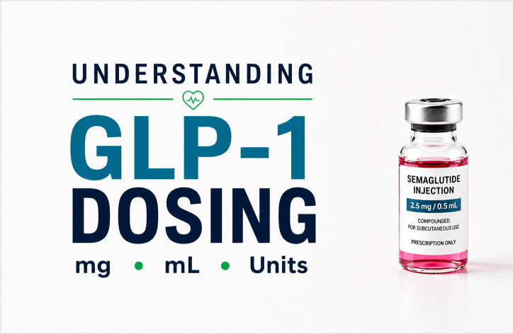 Understanding GLP-1 Dosing: mg, mL, Units & Common Additives Explained