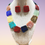 Thumbnail: Handcrafted Colorful Necklace & Earring Set