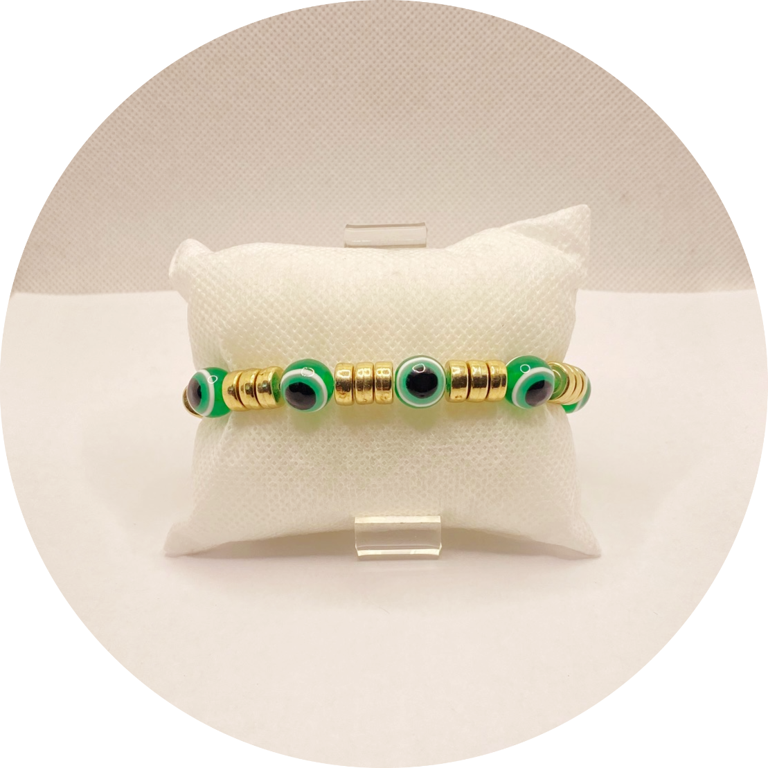 Green Turkish  Eye Bracelet