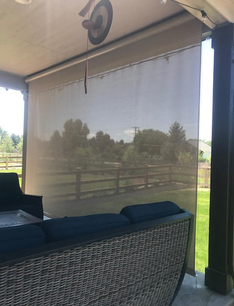 Patio Sun and Wind Screen