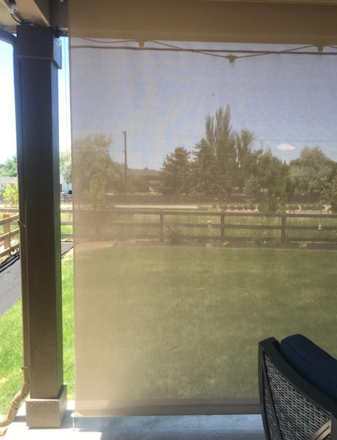 Patio Sun and Wind Screen