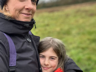 A hug with my son, showing the connection, love and emotional security at the heart of calm and gentle parenting and child development.