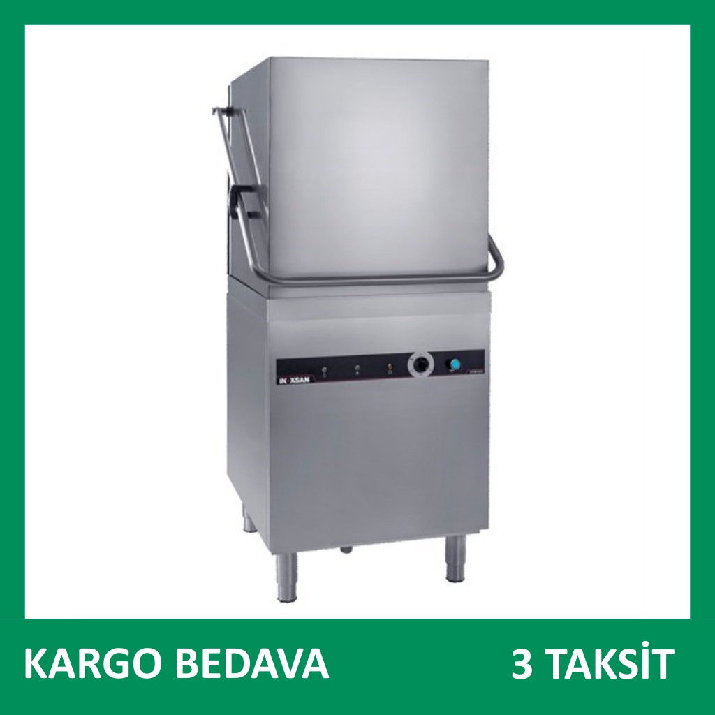 İnoksan INO-BYM102ST Bulaşık Yıkama Makinası, 1000 Tb/h, Tahliye Pompalı