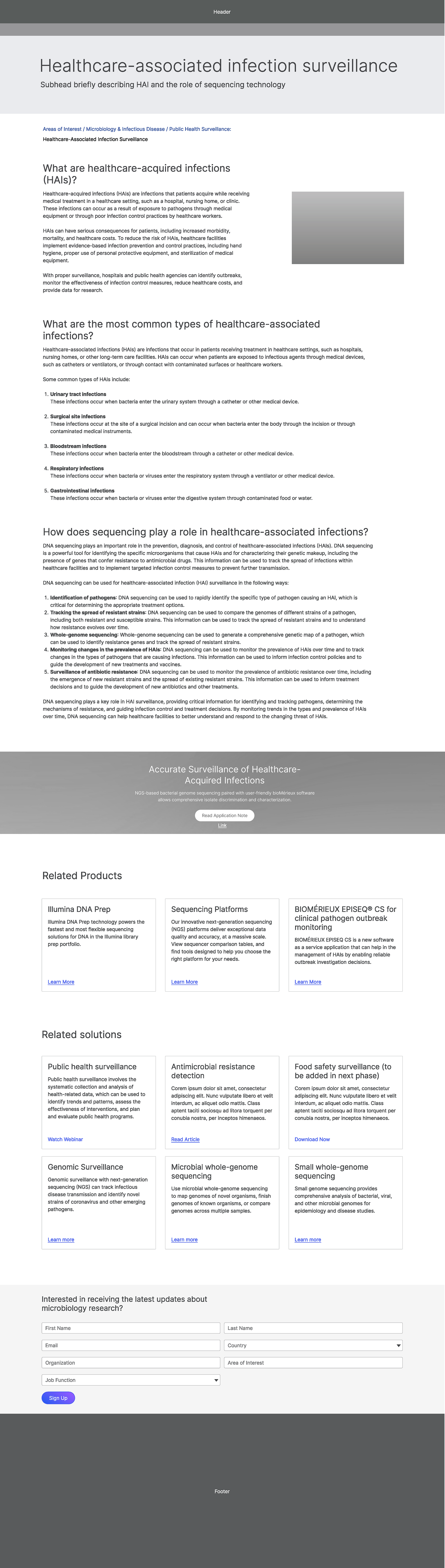 HAI content wireframe