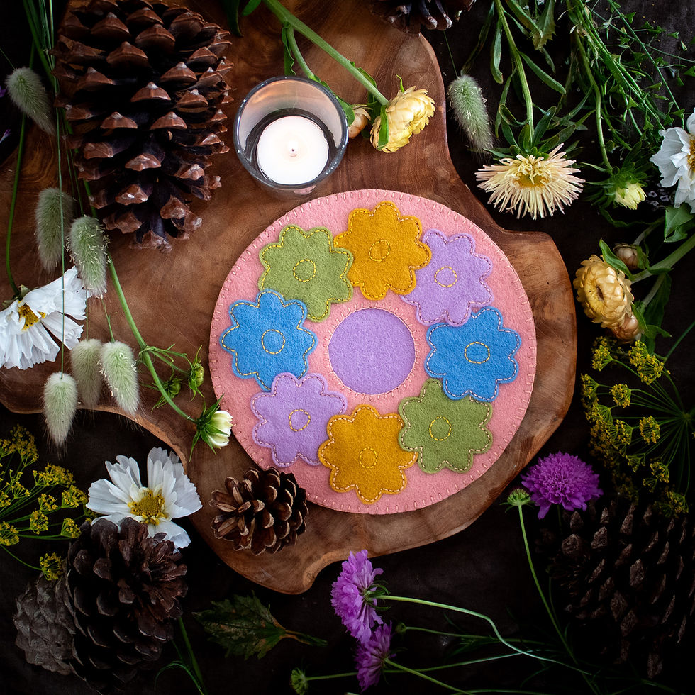 Thumbnail: 100% Merino Flower Mats