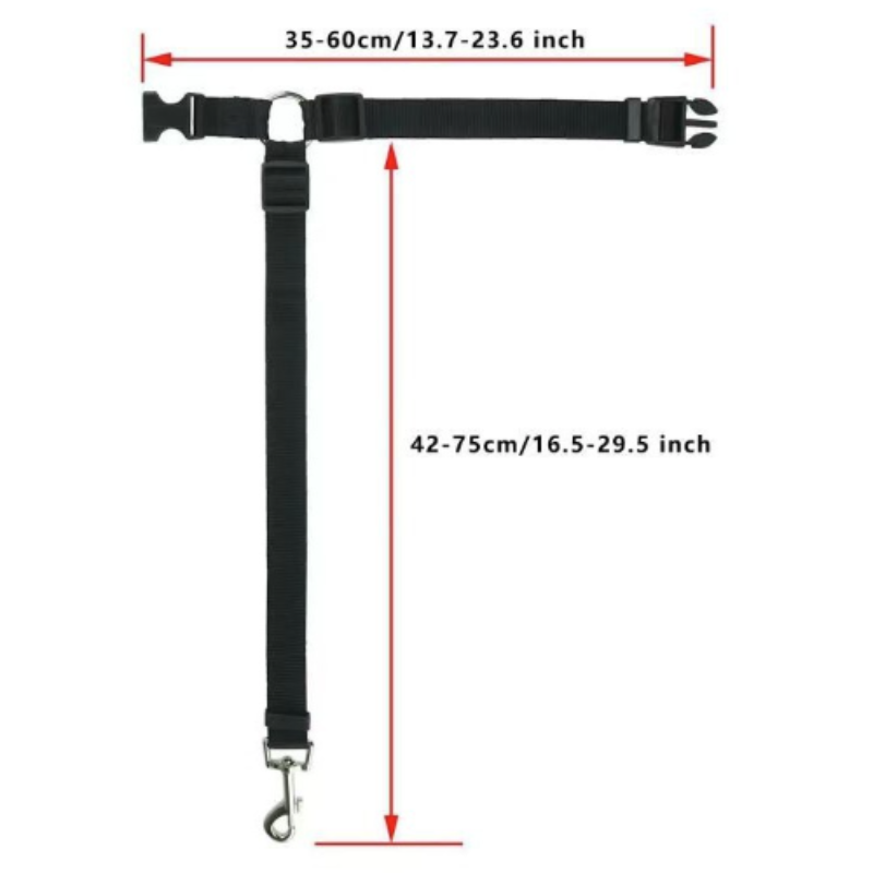 Thumbnail: Reflective Pet Dog Car Seat Belt Puppy Collar Walking Travel Car Accessories Cat