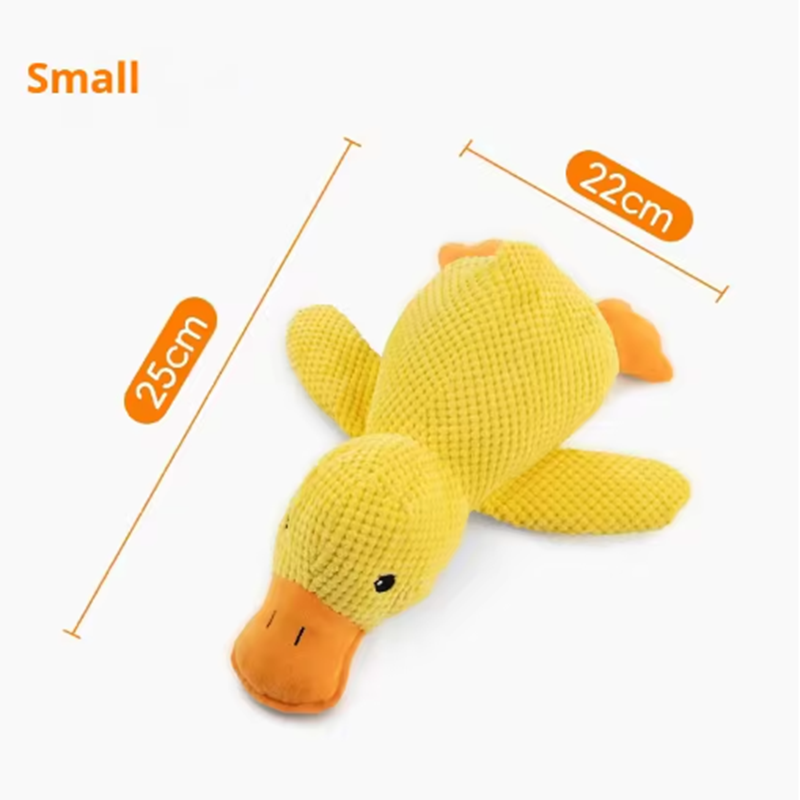 Thumbnail: Cute dog Toy Stomping Duck Bite Resistant Grinding Teeth Cleaning Large Dog Inte