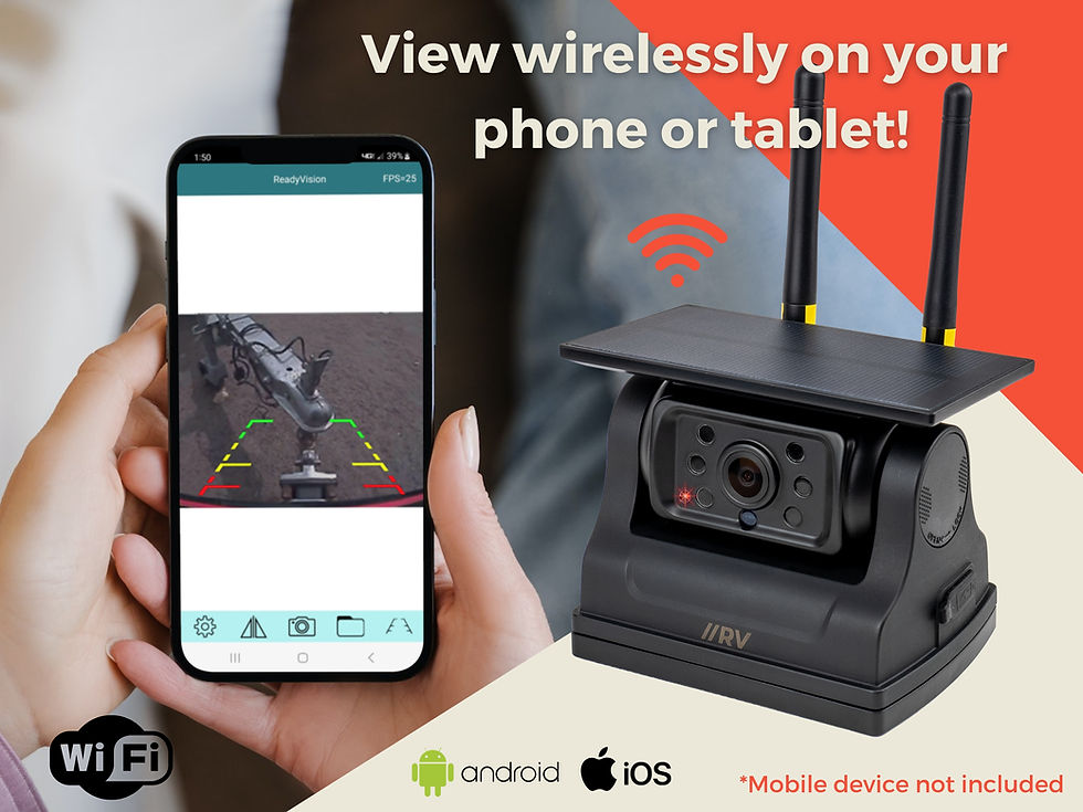 Thumbnail: ReadyVision Battery-Powered Wi-Fi Camera with Solar Charging