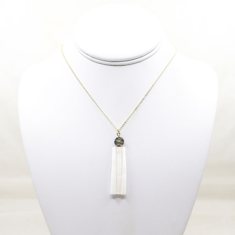 Thumbnail: Dentalium Ab Necklace