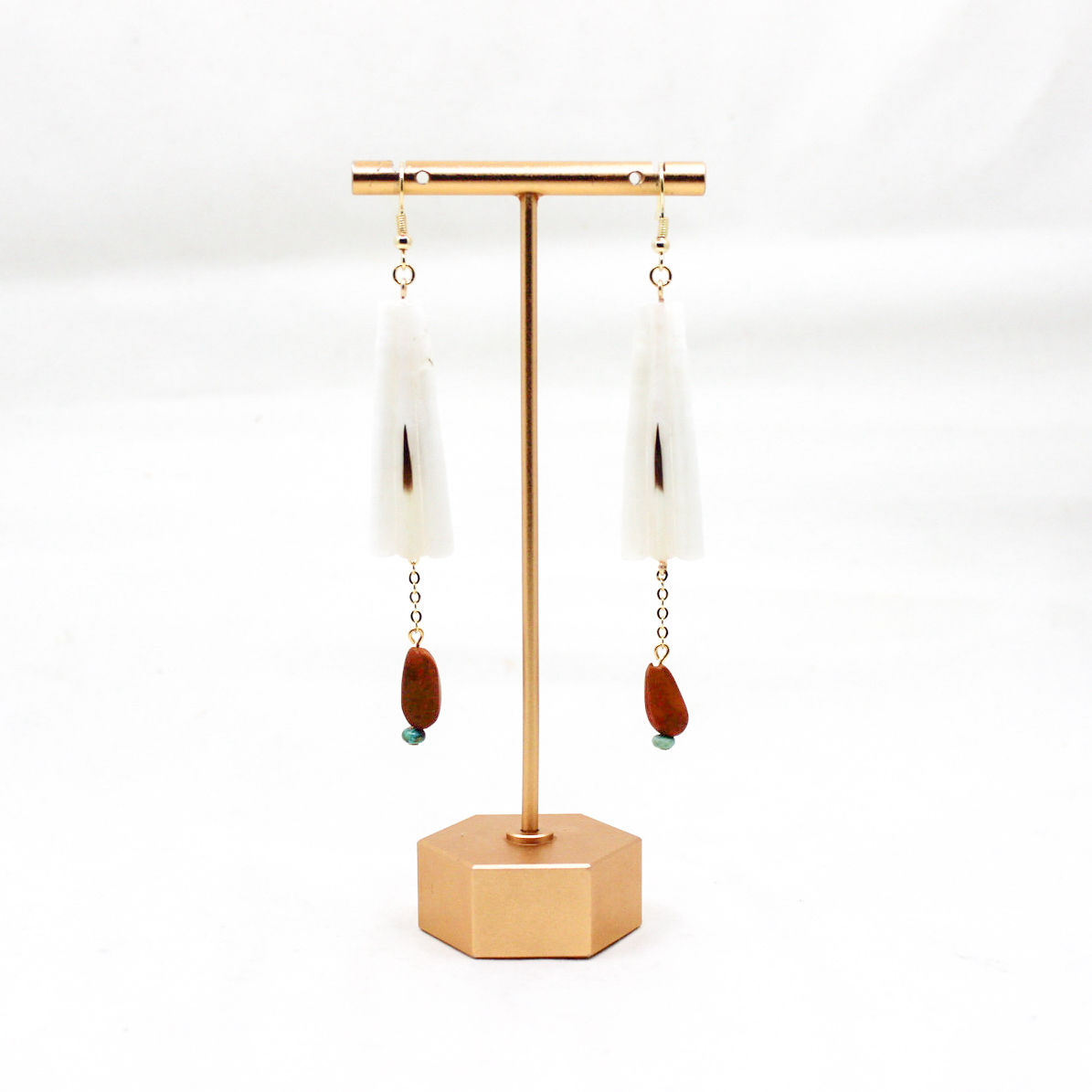 One-Eleven Pine Nut Earrings