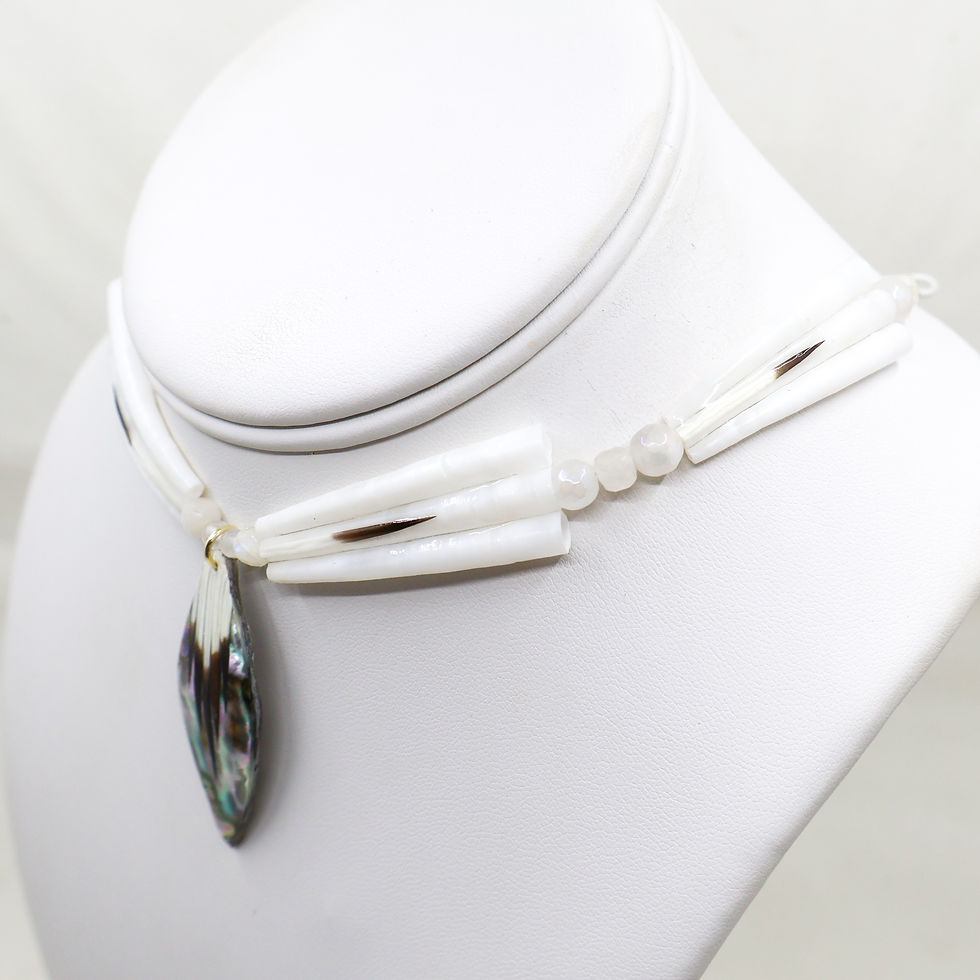 Thumbnail: Blue Ab Porcupine Choker