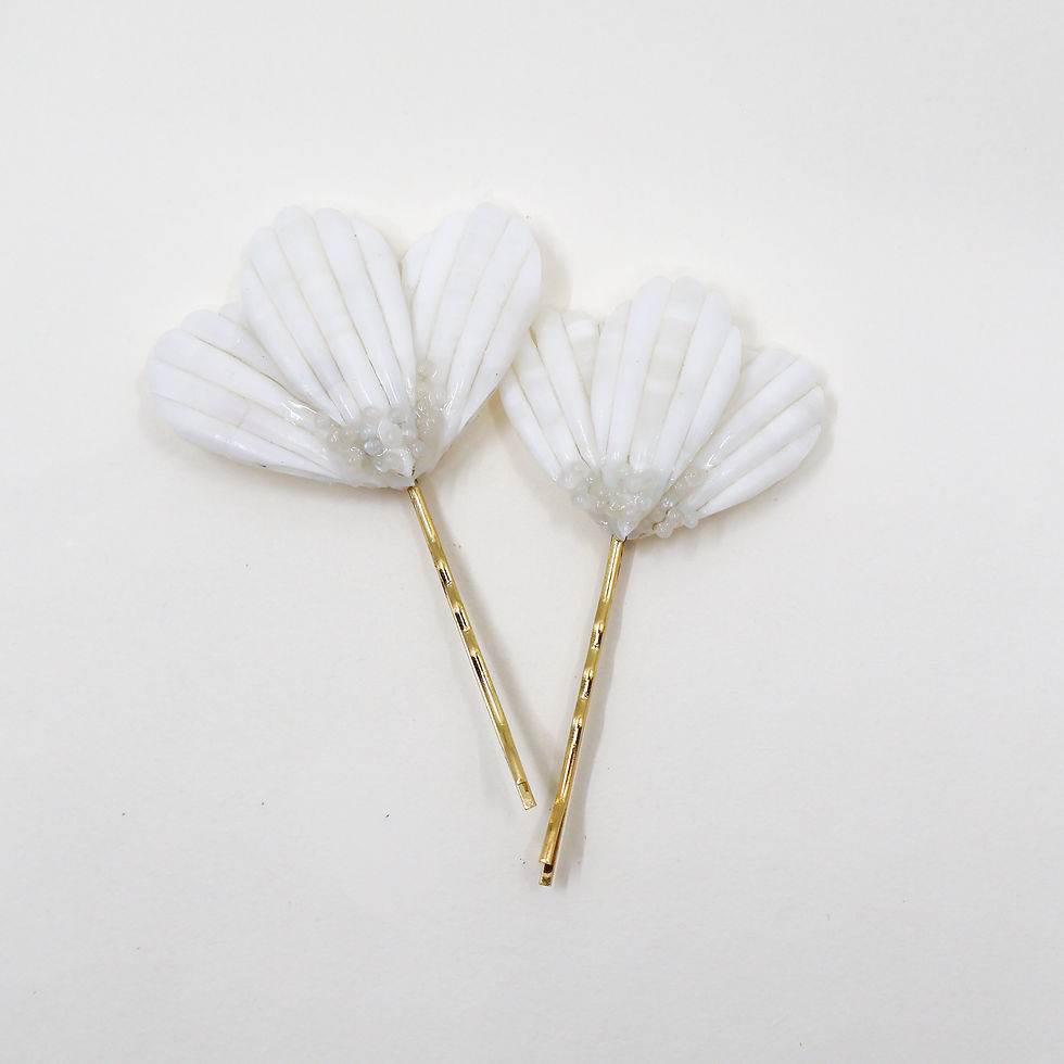 Thumbnail: Crystal Flower Bobby Hair Pin Set