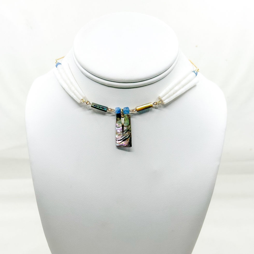 Thumbnail: Blue Rectangular Ab Choker