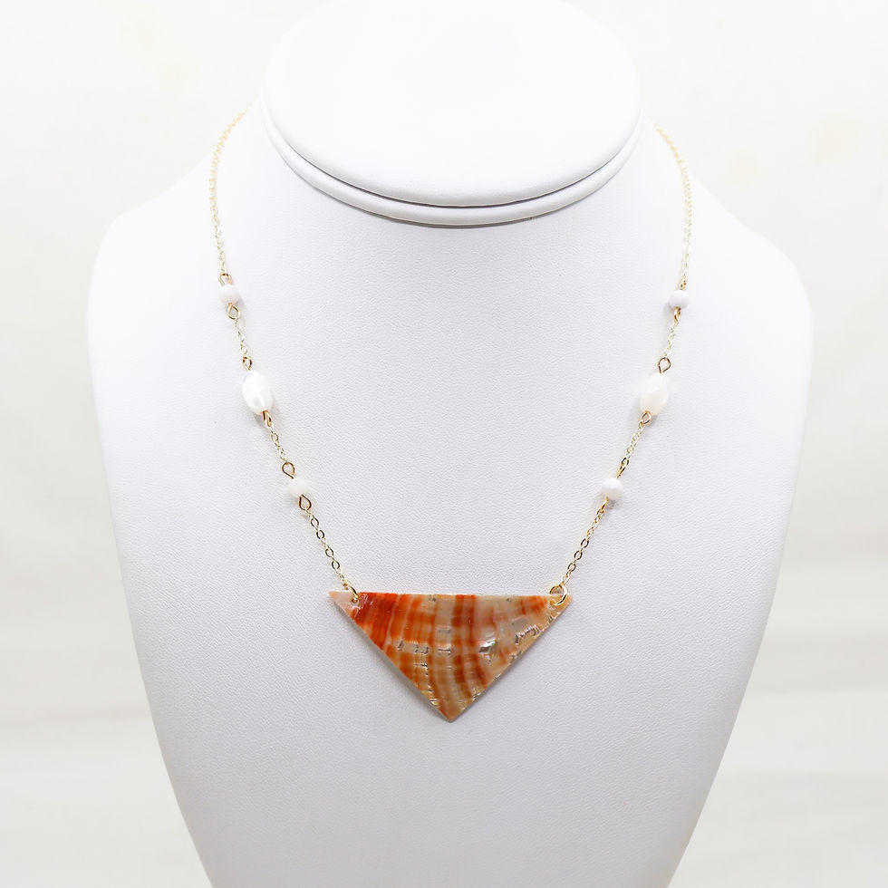 Thumbnail: Triangle MOP Necklace