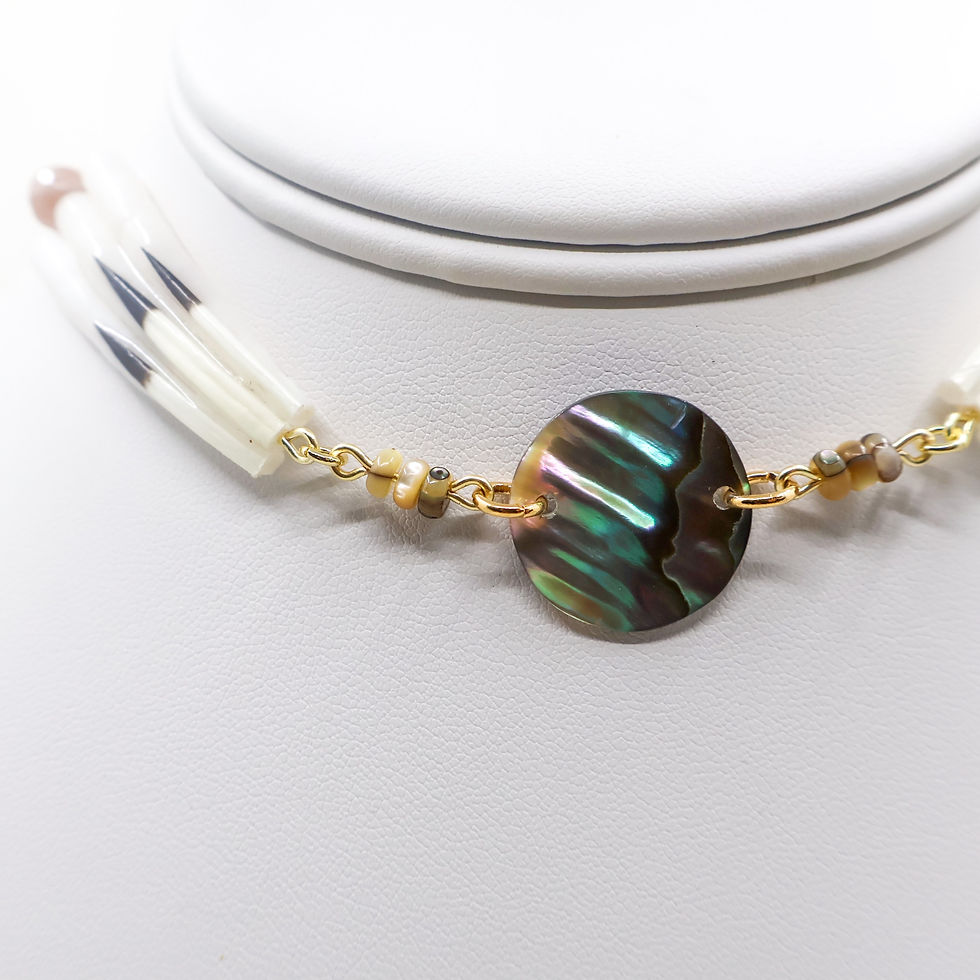 Thumbnail: Blue Ab Moonstone Choker