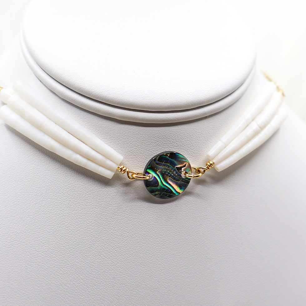 Thumbnail: Blue Ab Choker Necklace
