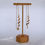 Thumbnail: Butterfly Chain Dentalium Wrapped Earrings