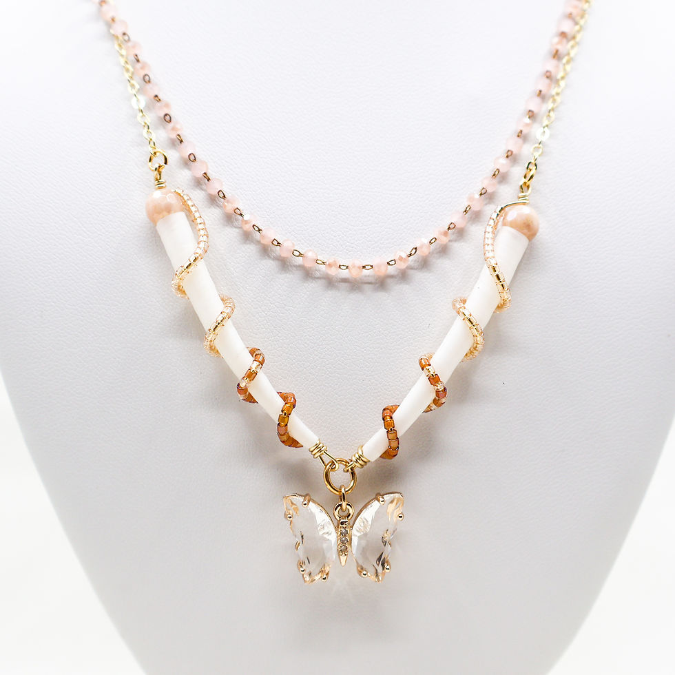 Thumbnail: Butterfly Necklace Set