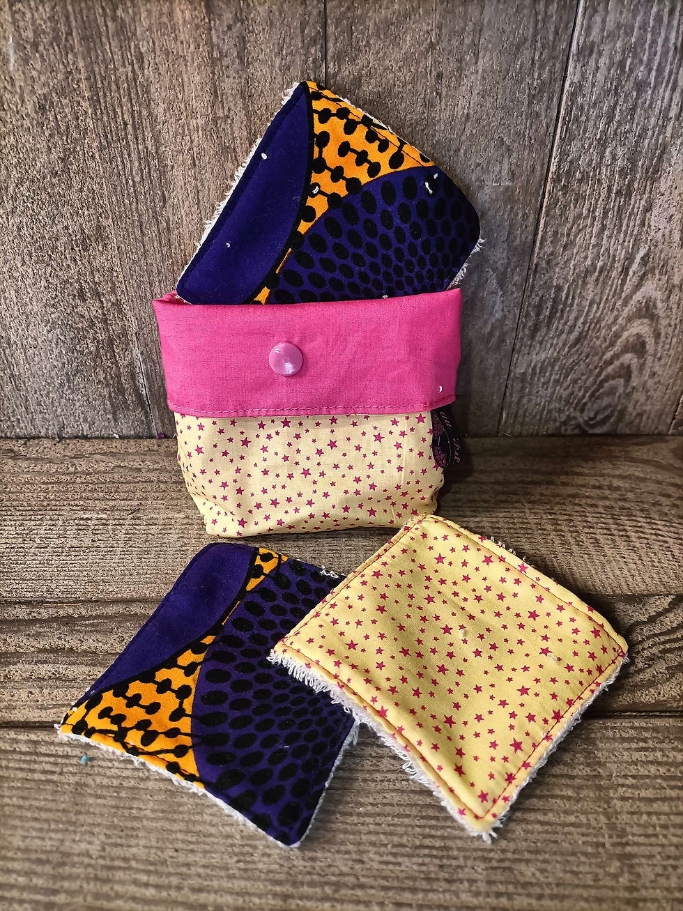 Miniature : Lingettes Lavables, 8 pièces + Panière de transport