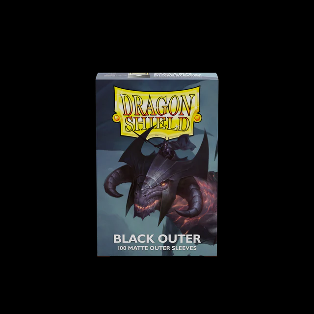 Dragon Shield Outer Sleeves Black100pc Standard Size