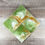 Thumbnail: Green & Gold Swirl Handmade Coaster Set