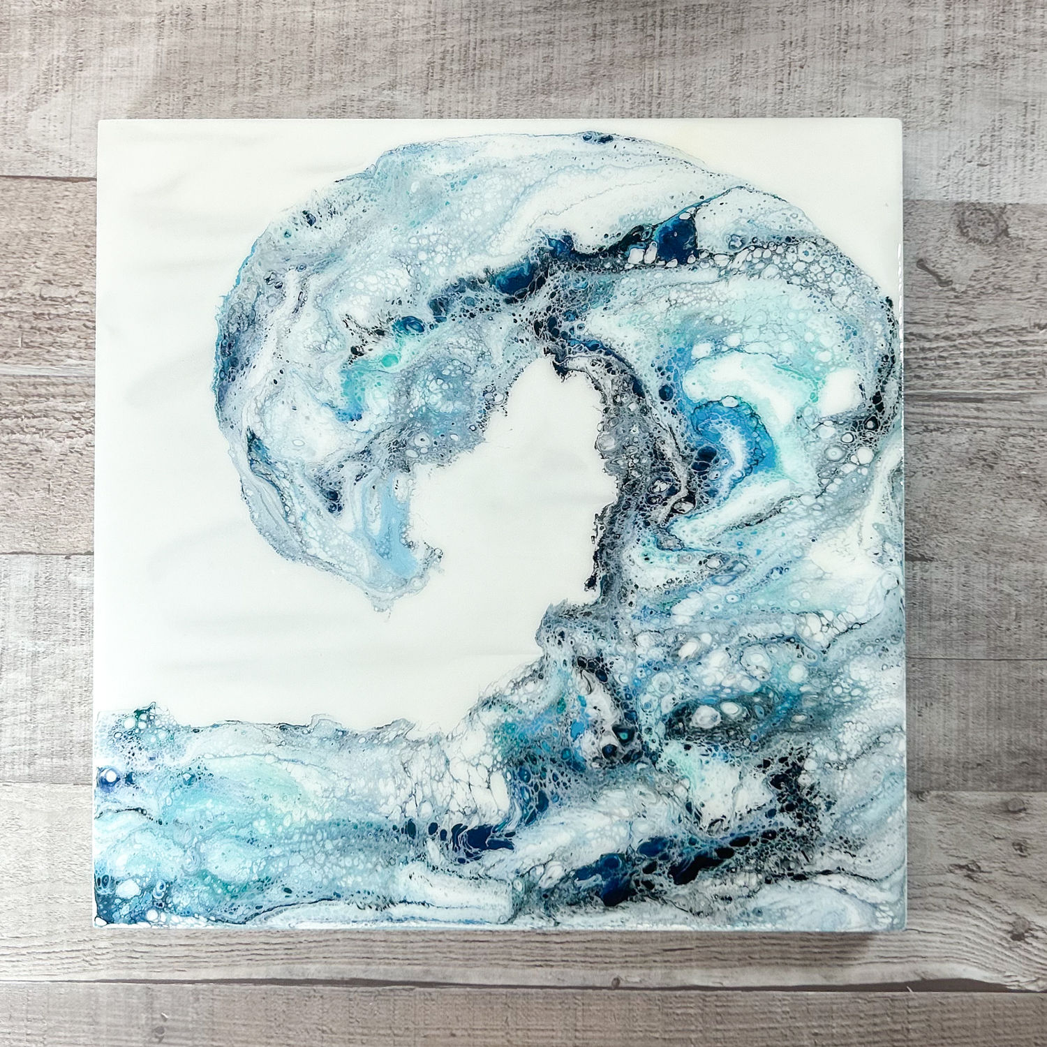 Coastal Wave Inspired Wall Art II