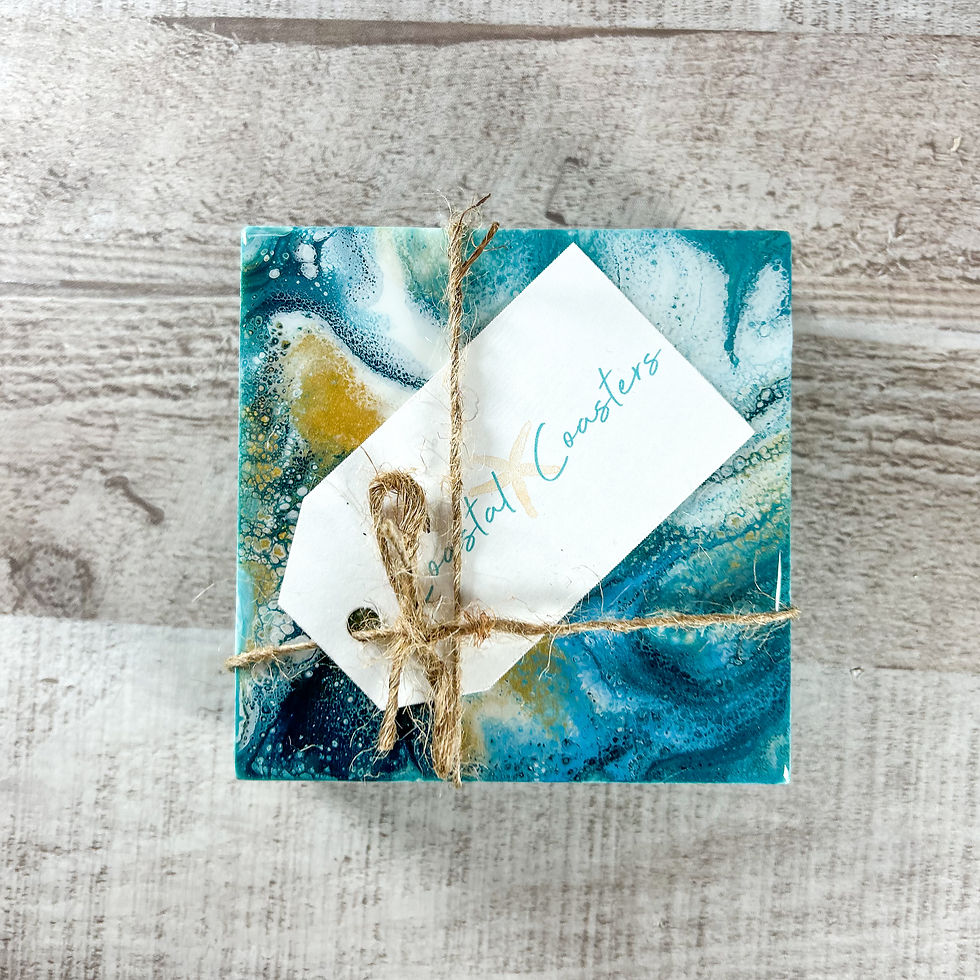 Thumbnail: Nautical Treasures Handmade Coaster Set