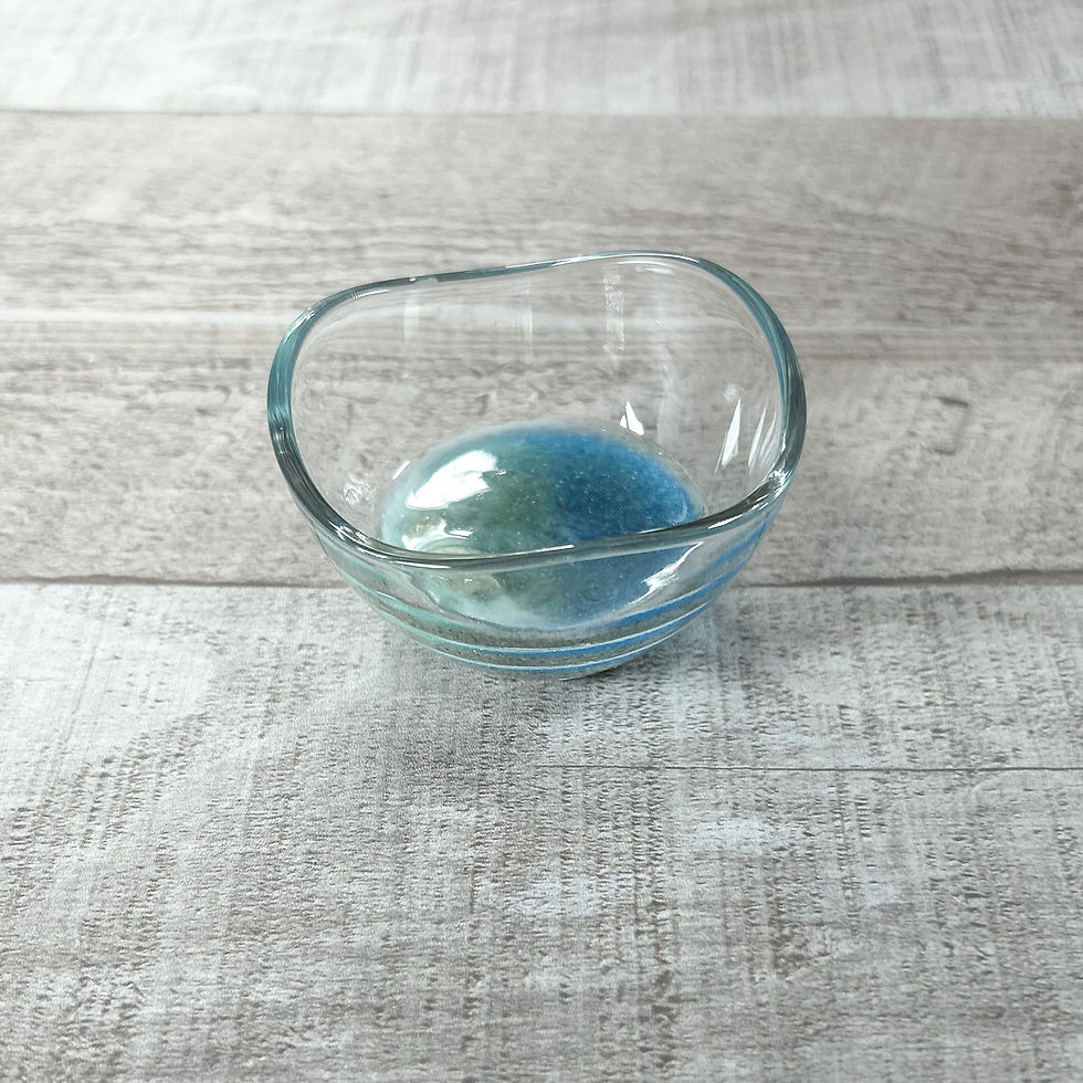 Ocean Trinket Dish - Resin and Glass