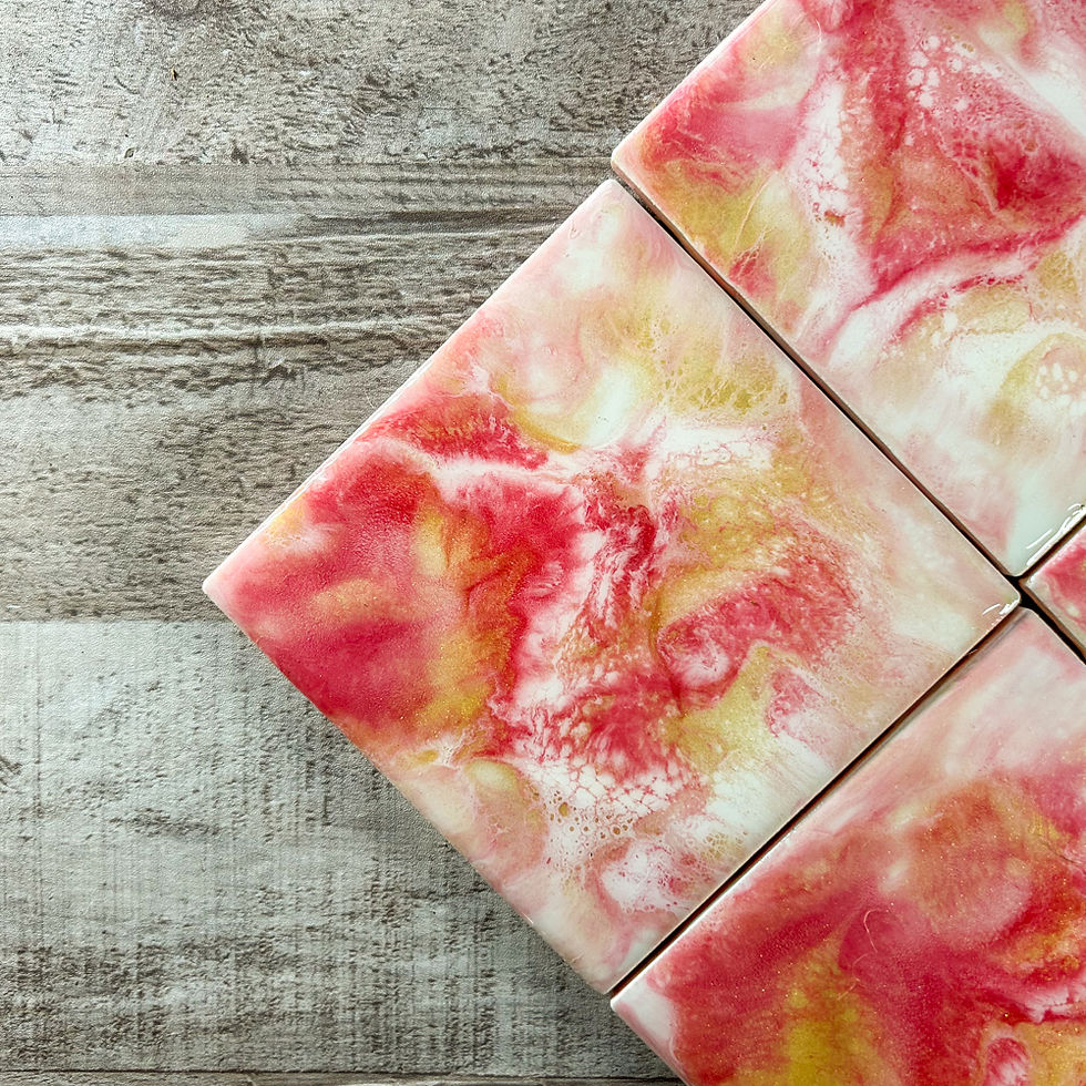 Thumbnail: Sun Kissed Handmade Coaster Set
