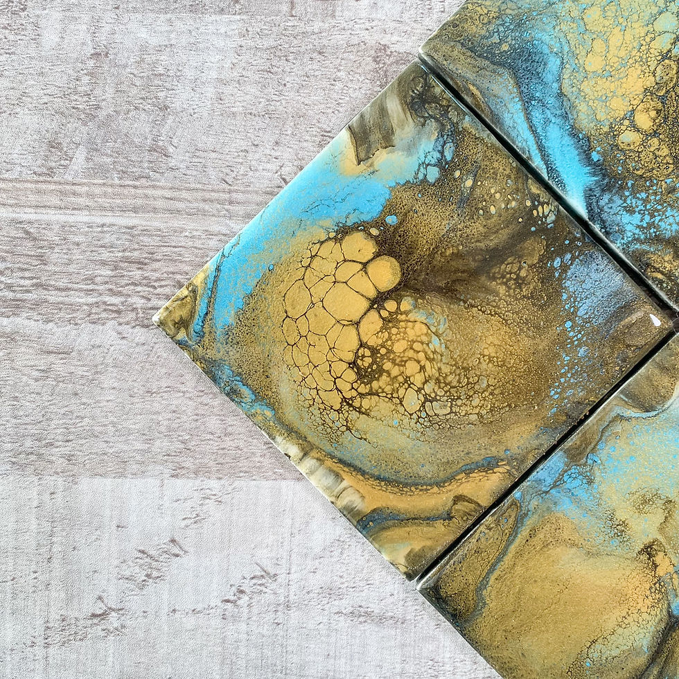 Thumbnail: Grand Cayman Handmade Coaster Set