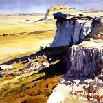field study paintings with Ronnie Williford