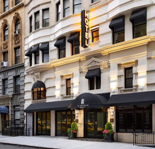Entrance to the Gregorian Hotel NYC 
