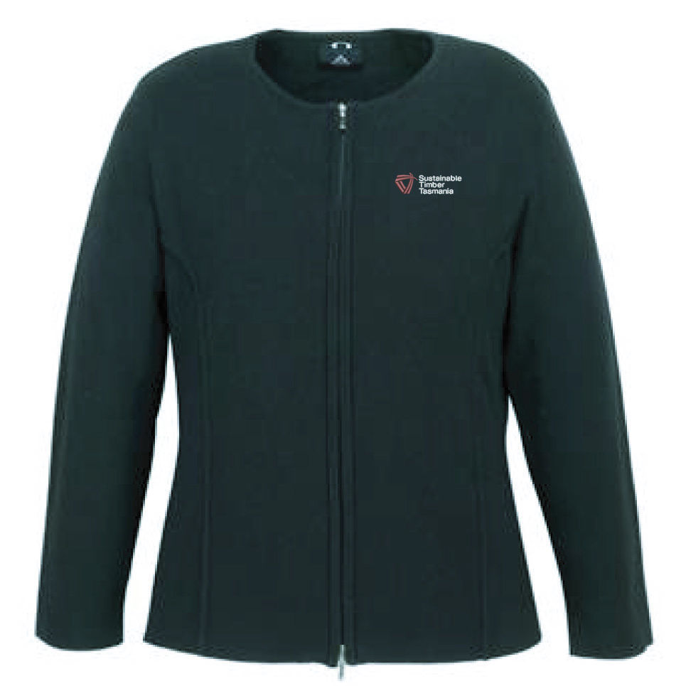 Ladies Zip Front Cardigan