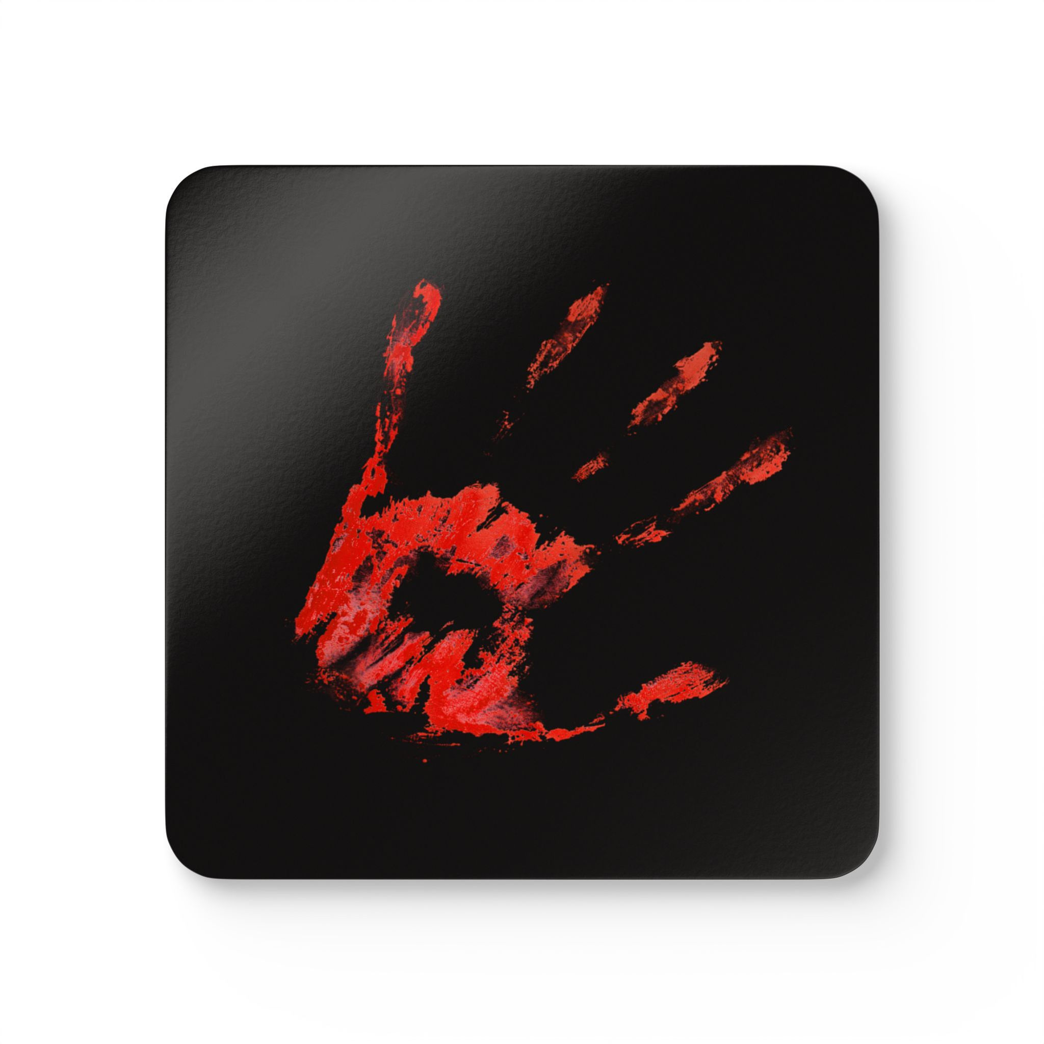 Hardboard Coasters with Cork Bottom (Set of 4)