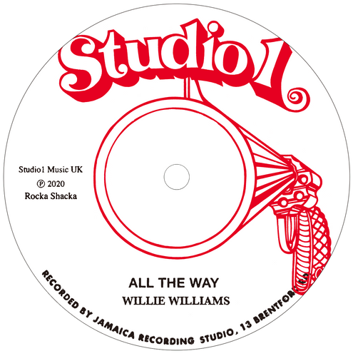 10” Burning Spear, Roland Alphonso Door Peeper / All The Way NONE STUDIO ONE /00200 A. Door Peeper / Burning Spear & Roland Alphonso B. All The